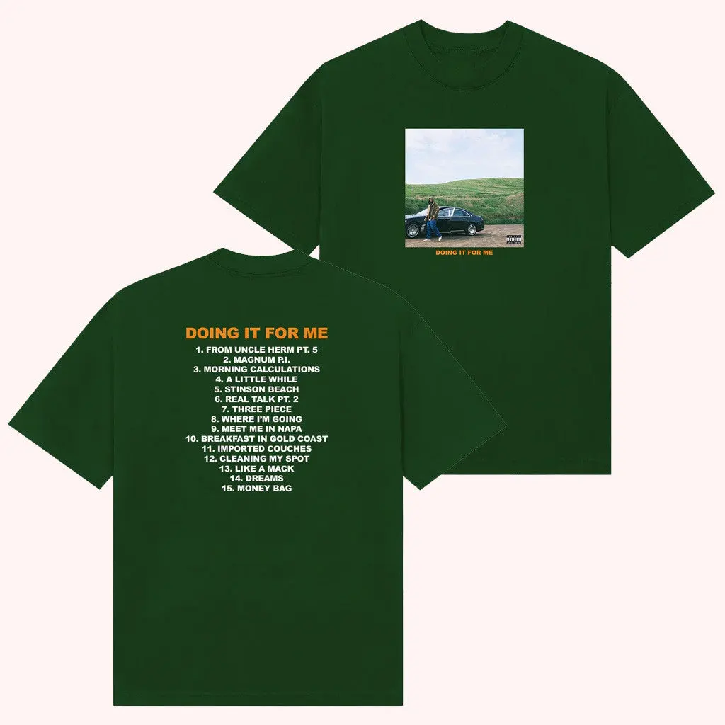 Larry June Merch DIFM Album TShirt Forest Green Gifts For Husband