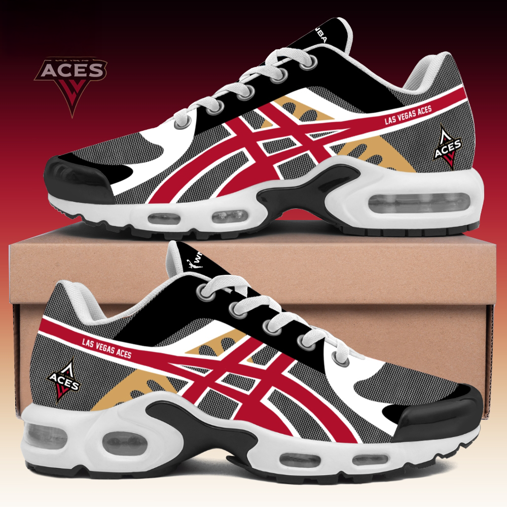 Las Vegas Aces WNBA Personalized Air Max Plus Sneakers Fan Collection