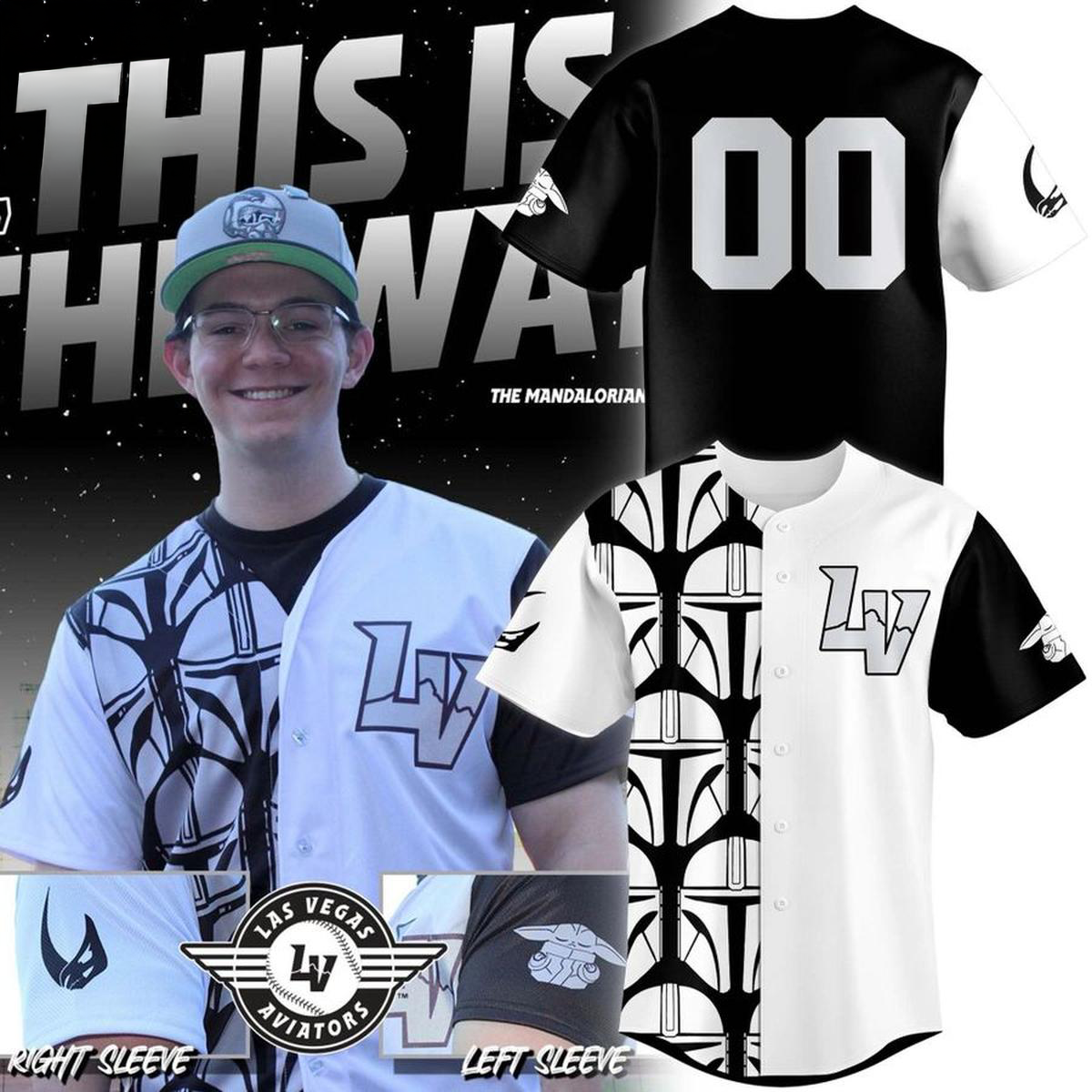 Las Vegas Aviators x Star Wars Night 2026 Personalized Baseball Jersey