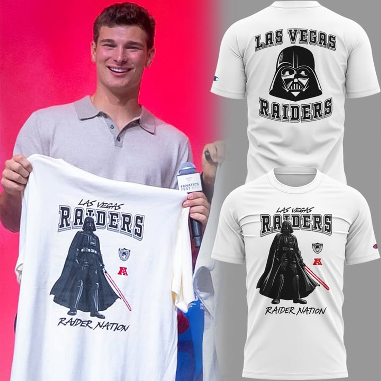 Las Vegas Raiders Darth Vader Raider Nation Football T Shirt