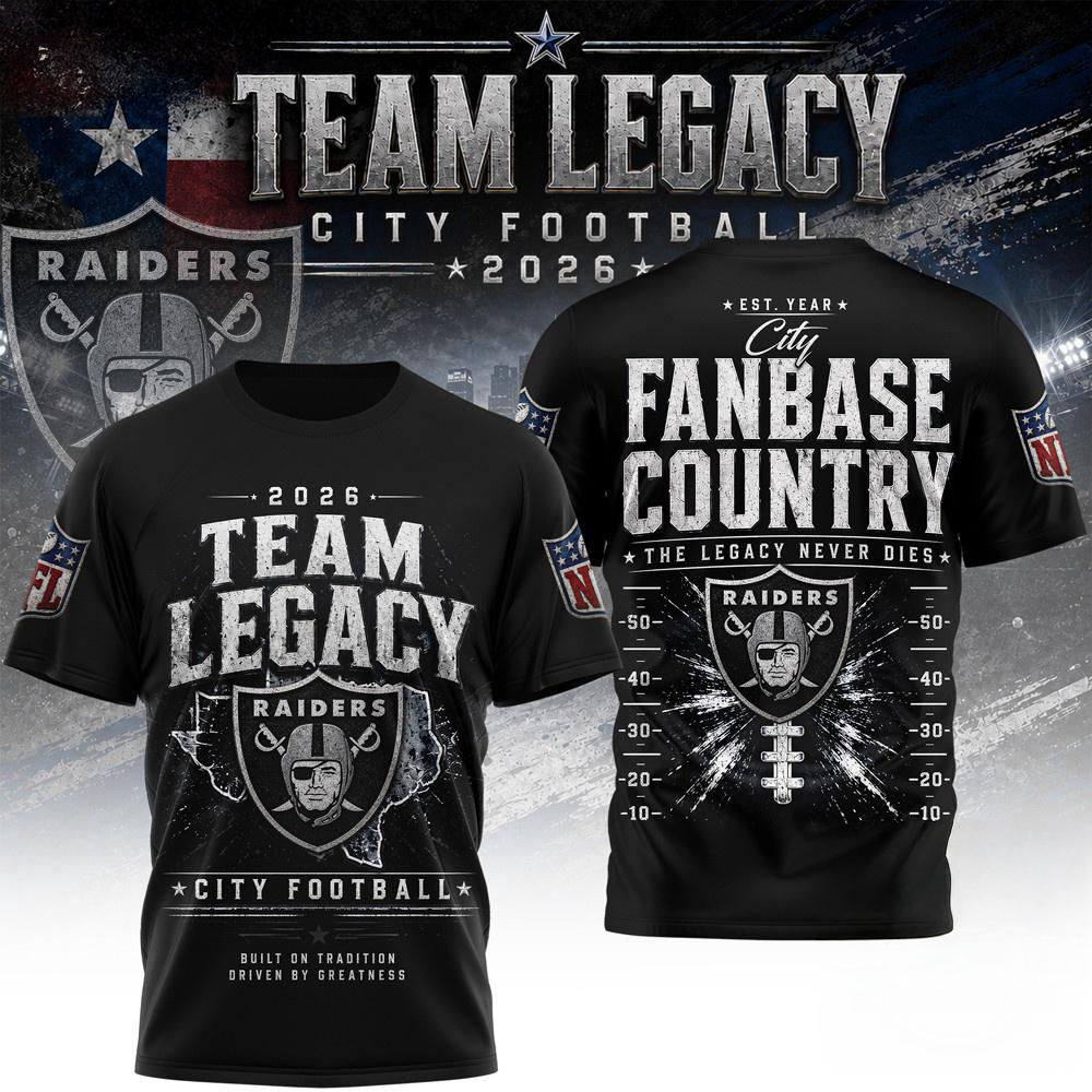 Las Vegas Raiders NFL Gridiron Dynasty Limited Edition 3D Fan Shirt