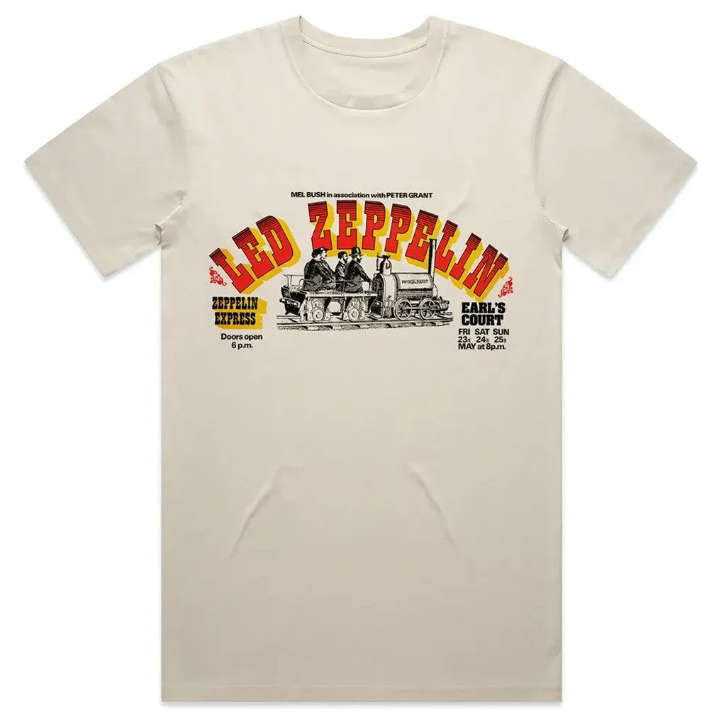 Led Zeppelin Merch Express Poster Bone TShirt Gifts For Father