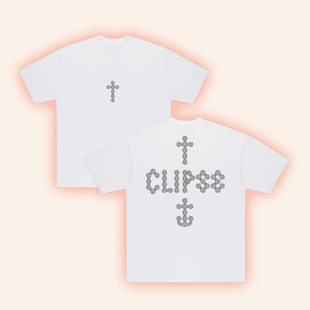 Let God Sort Em Out Merch Josh Sperling X Clipse Cross TShirt White Fans Gifts