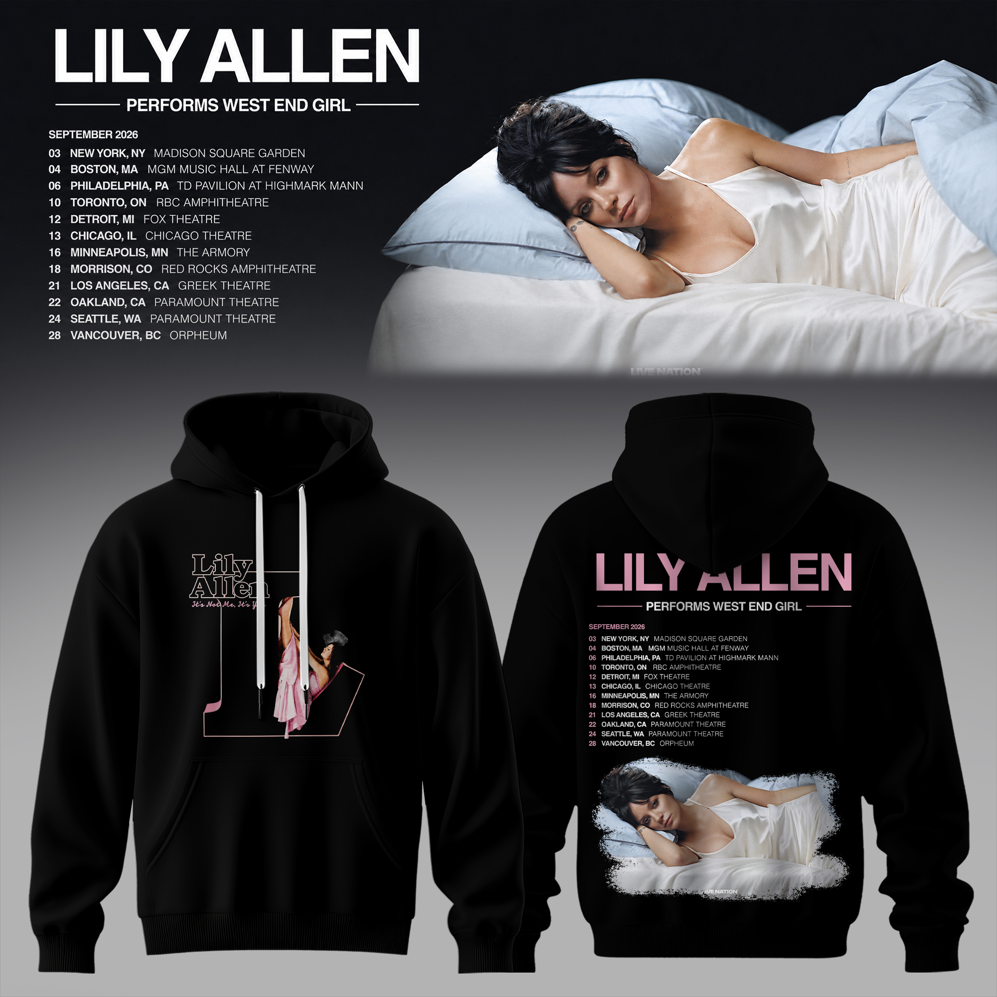 Lily Allen West End Girl Collection Collector Edition Hoodie