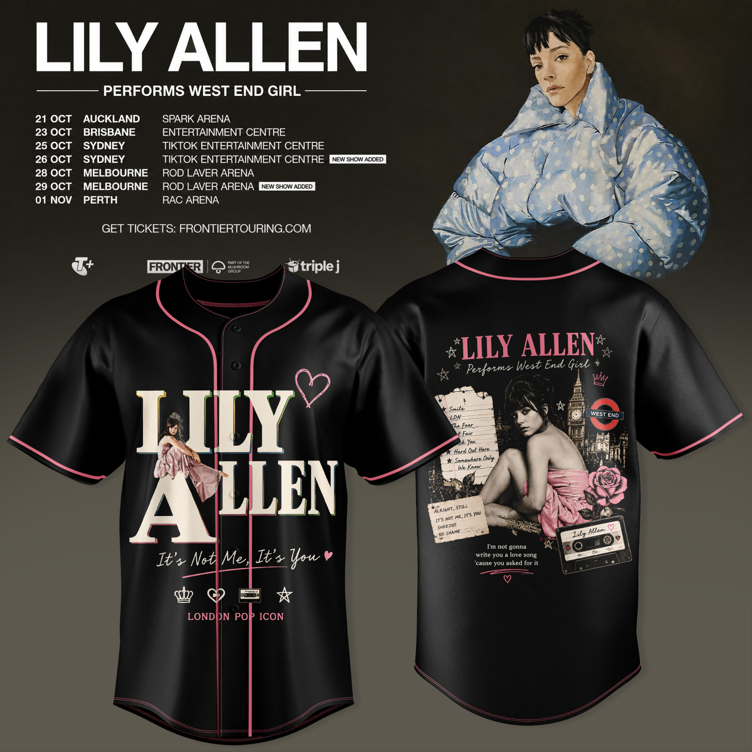 Lily Allen West End Girl Collection Collector Edition Sports Jersey