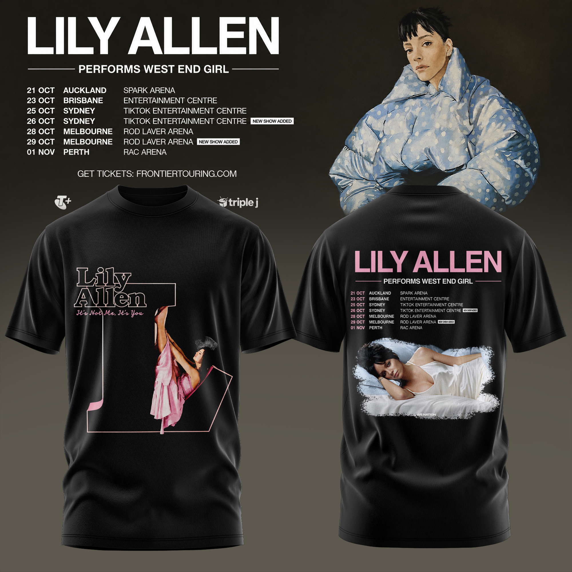 Lily Allen West End Girl Collection Limited Edition Graphic T Shirt