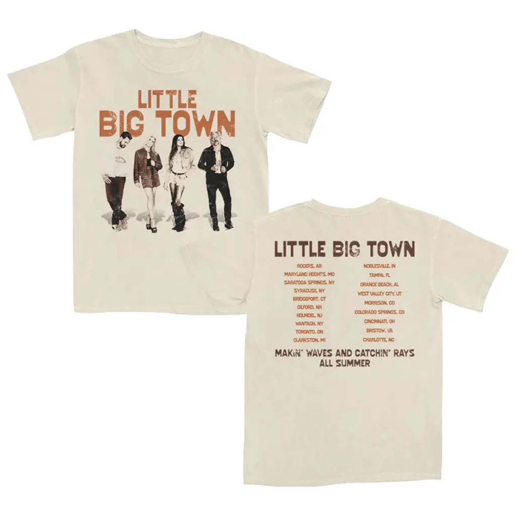 Little Big Town Merch Little Big Town Makin Waves And Catchin Rays Tour TShirt Fans Gifts