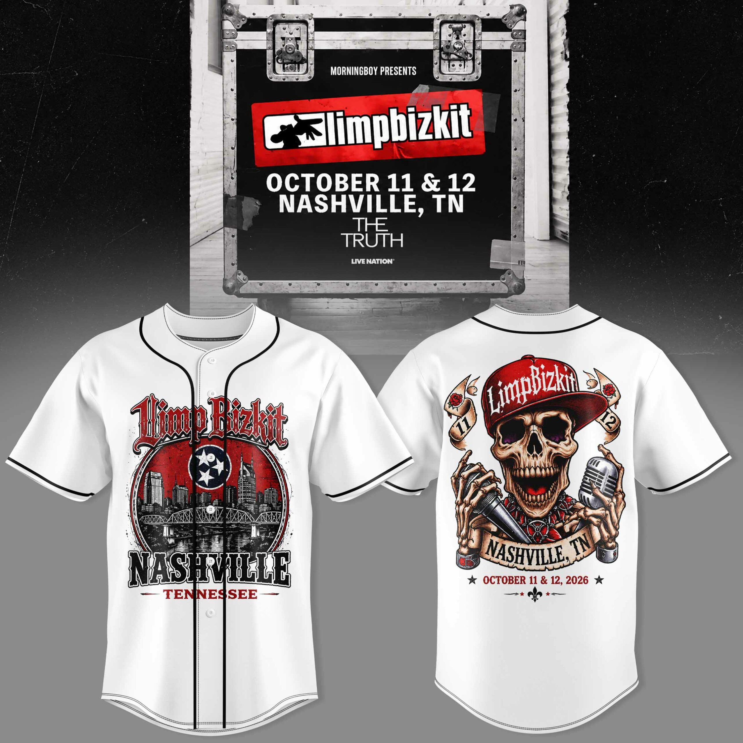 Lmp Bzkt Nashville Live Show Baseball Jersey All Over Print Tour Fan Edition 1 - Unicasport Lmp Bzkt Nashville Live Show Baseball Jersey All Over Print Tour Fan Edition