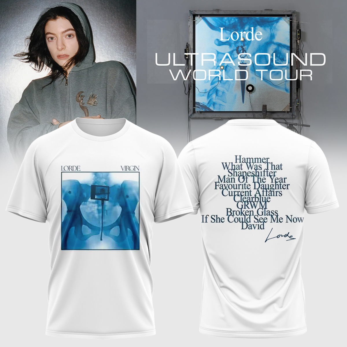 Lorde Ultrasound World Tour Collector Series Graphic Tee
