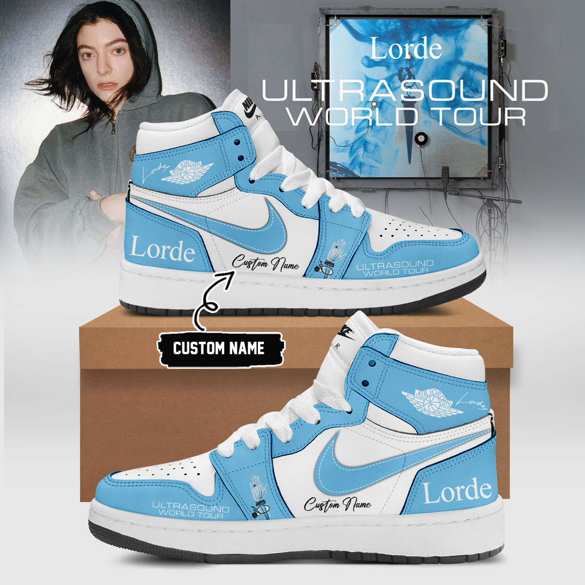 Lorde Ultrasound World Tour Limited Release Sneakers