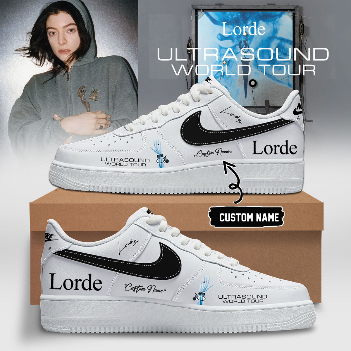 Lorde Ultrasound World Tour Premium Casual Sneakers