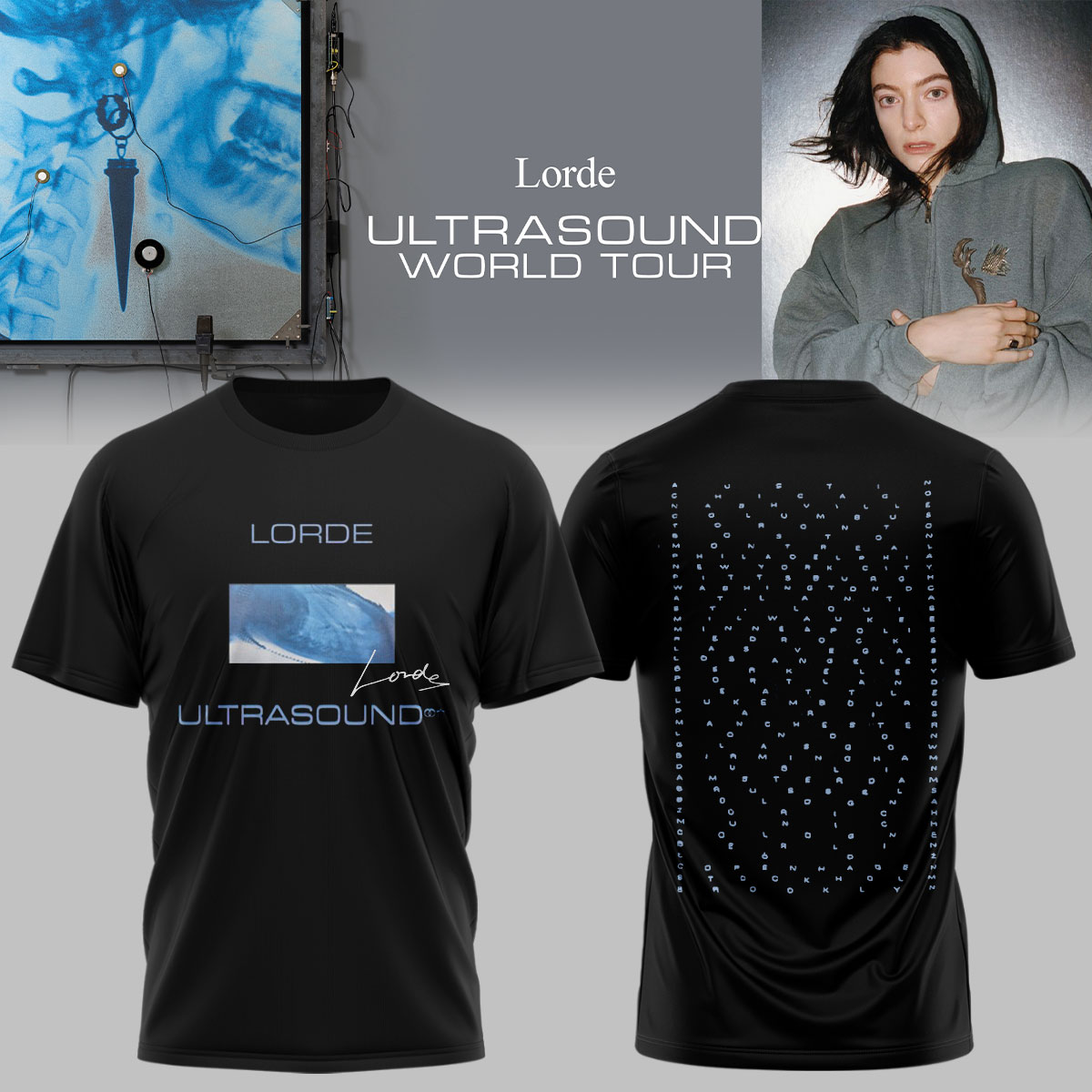 Lorde Ultrasound World Tour Premium Concert Graphic Tee