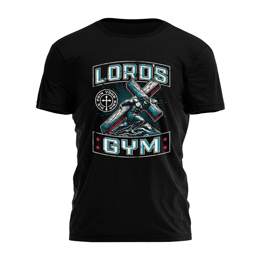 Lords Gym Shirt Funny Christian TShirt Jesus Lovers Gifts For Fitness Guys