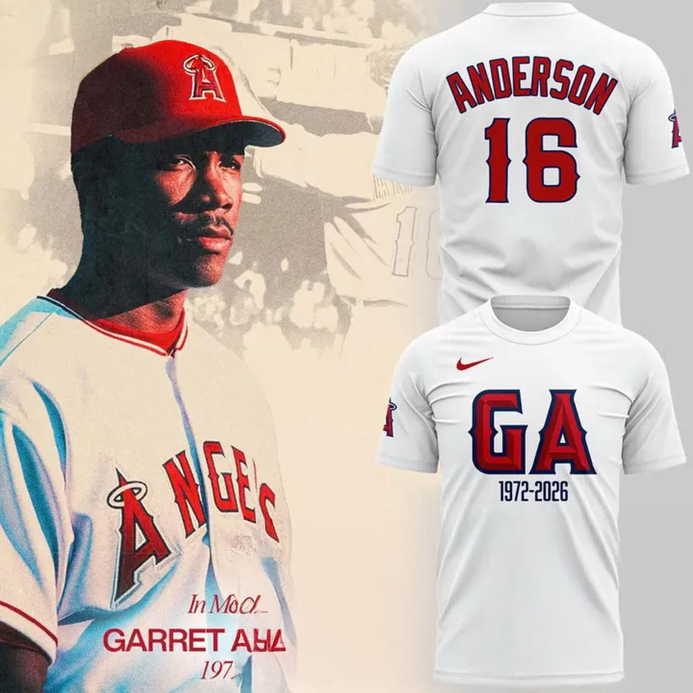 Los Angeles Angels Garret Anderson Tribute Limited Edition T Shirt