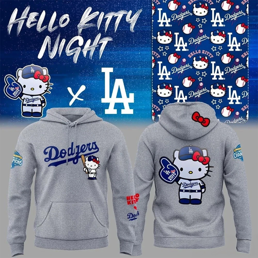 Los Angeles Dodger vs Met Hello Kitty April 13 26 Special Edition Hoodie
