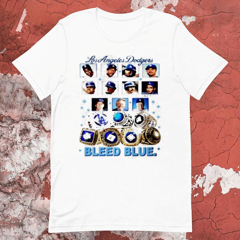 Los Angeles Dodgers Bleed Blue Signature TShirts