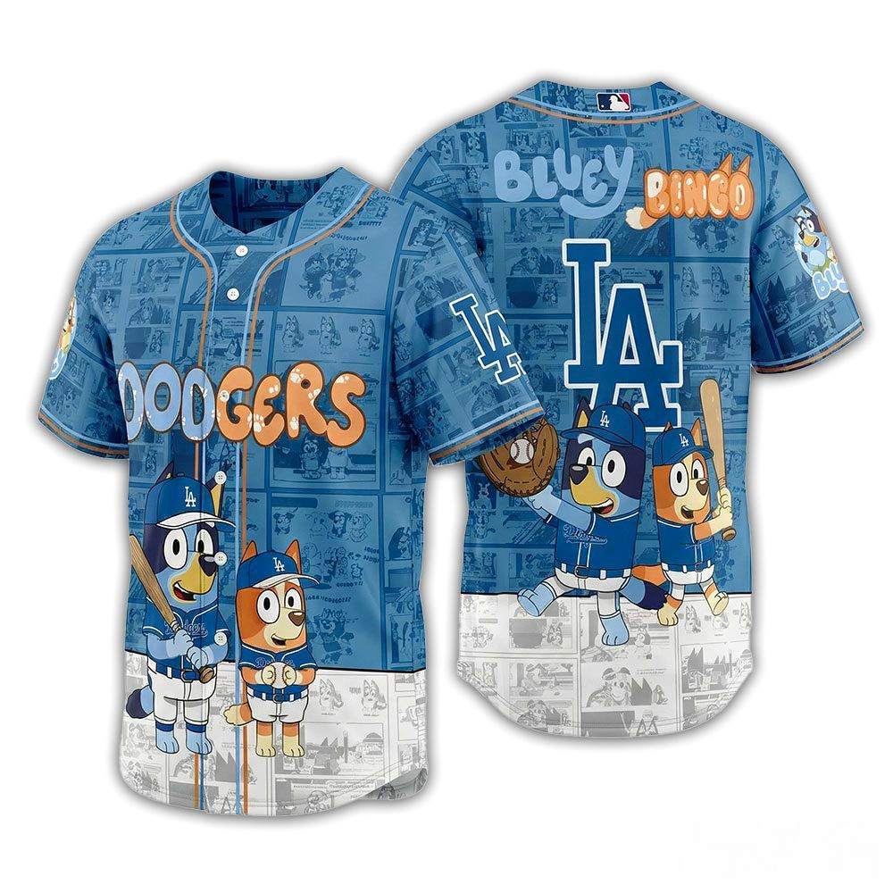 Los Angeles Dodgers Bluey Bingo 2026 Limited Jersey