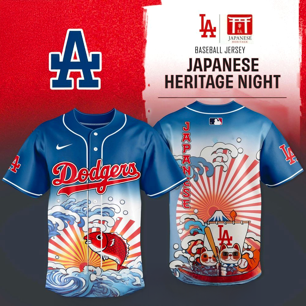 Los Angeles Dodgers Japanese Heritage Night in LA 2026 Jersey