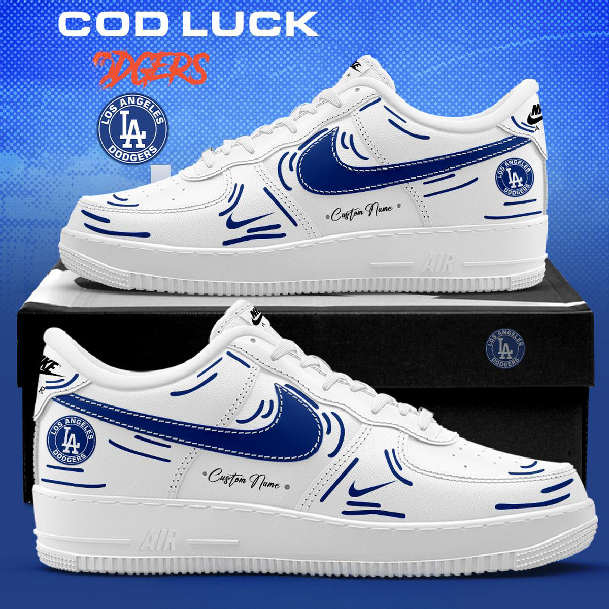 Los Angeles Dodgers Latest Version 2026 Air Force 1 Shoes