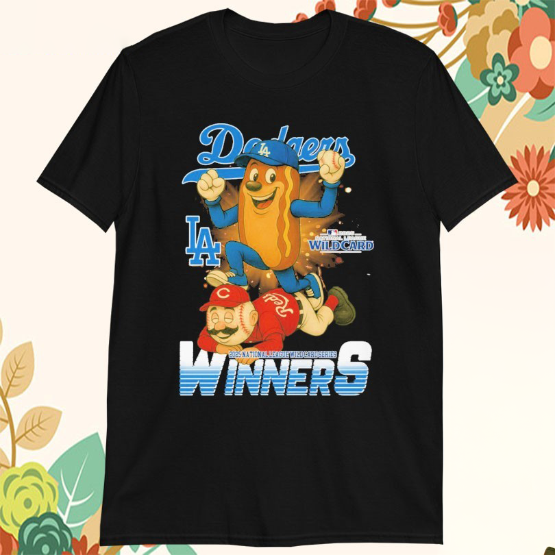 Los Angeles Dodgers Trample Cincinnati Reds National League MLB 2025 American League Wild Card Series Winners Mascot Tshirts