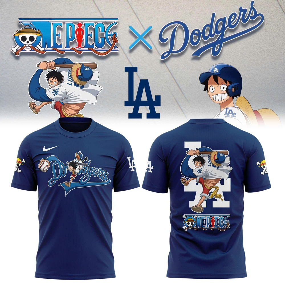 Los Angeles Dodgers x One Piece Night 2026 Limited Graphic T Shirt