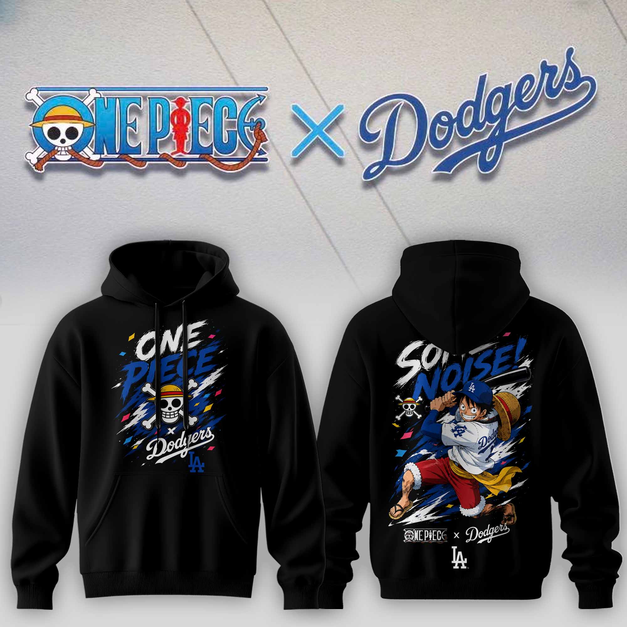 Los Angeles Dodgers x One Piece Night 2026 Make Some Noise Premium Fan Hoodie