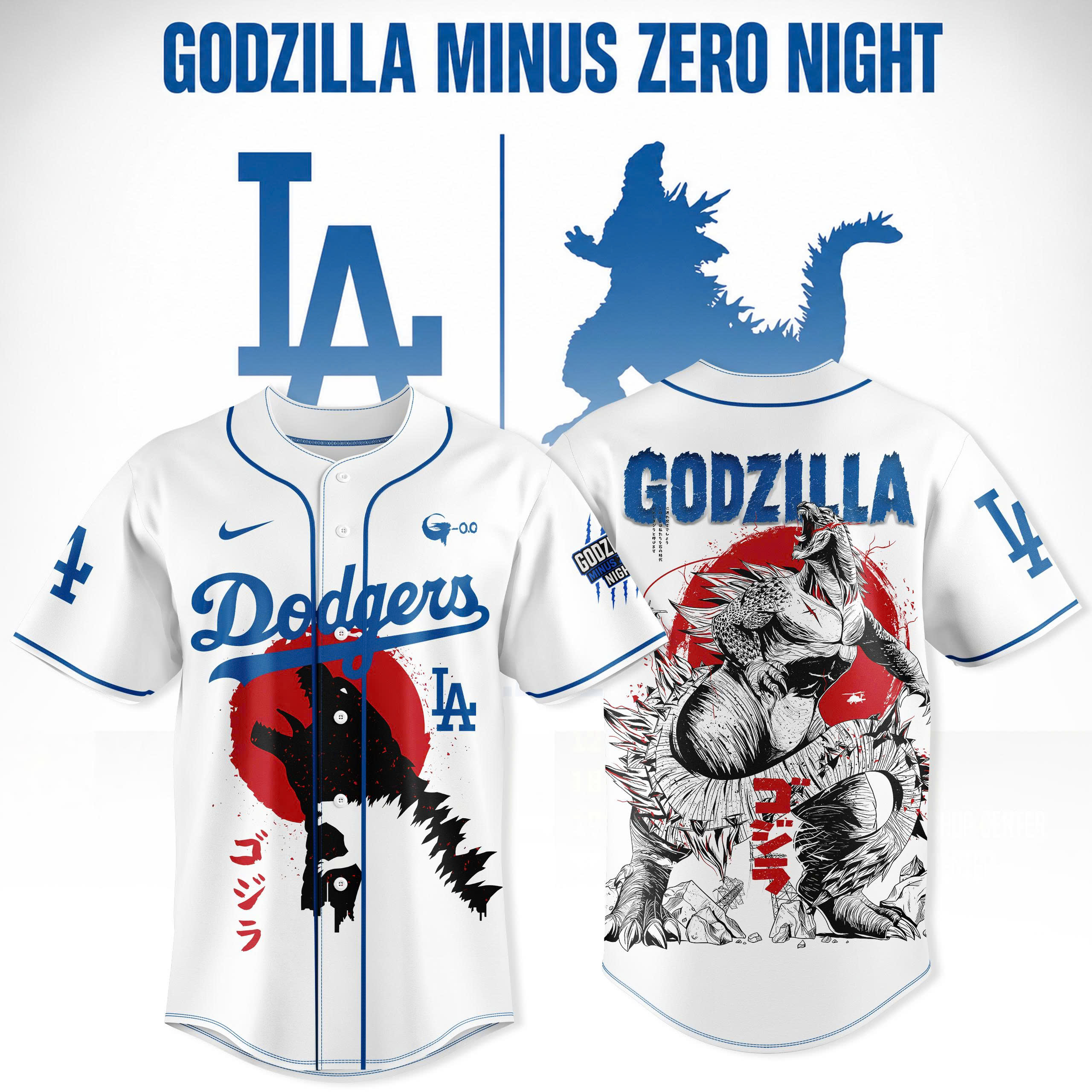 Los Angeles Godzilla Minus Zero Night 2026 Premium Graphic T Shirt