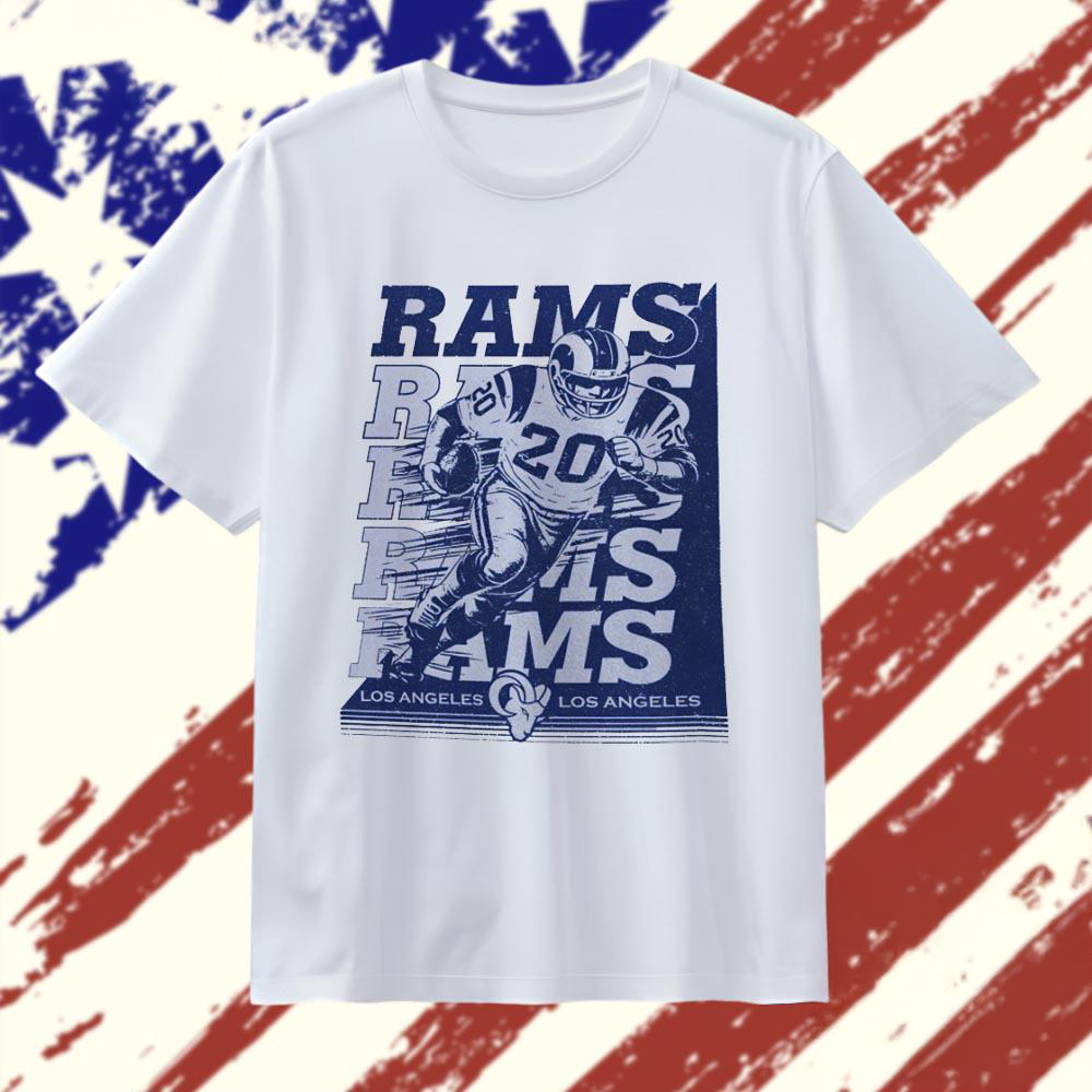 Los Angeles Rams No. 20 Retro Player Graphic TShirt