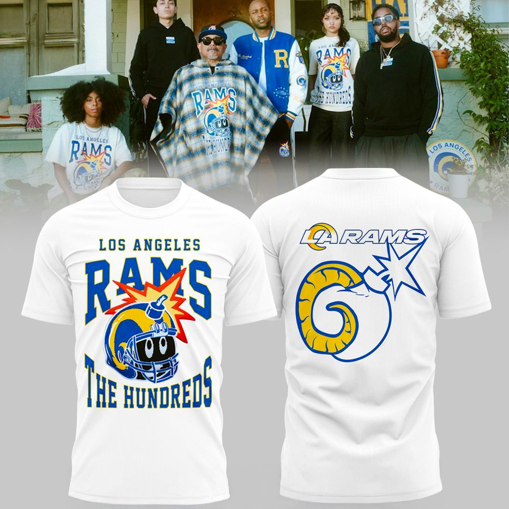 Los Angeles Rams x The Hundreds T-Shirt Rams Merch Football Fan Gift Ideas