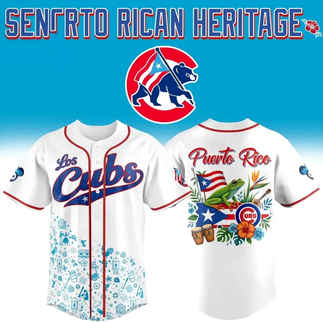 Los Cubs x Puerto Rican Heritage Jerseys 2026 Baseball Jersey