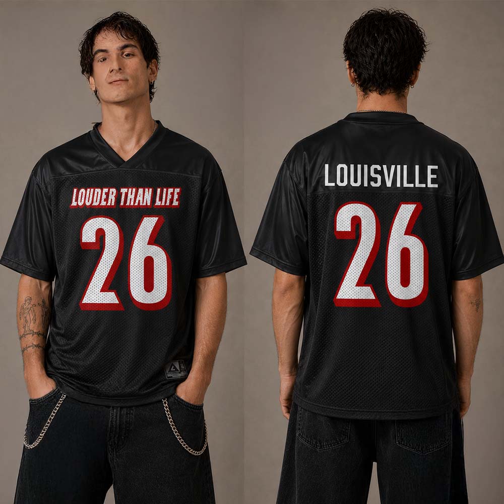 Louder Than Life 2026 Festival Merch Louisville KY September 17 20 Louder Cardinals Football Jersey College Fan Edition