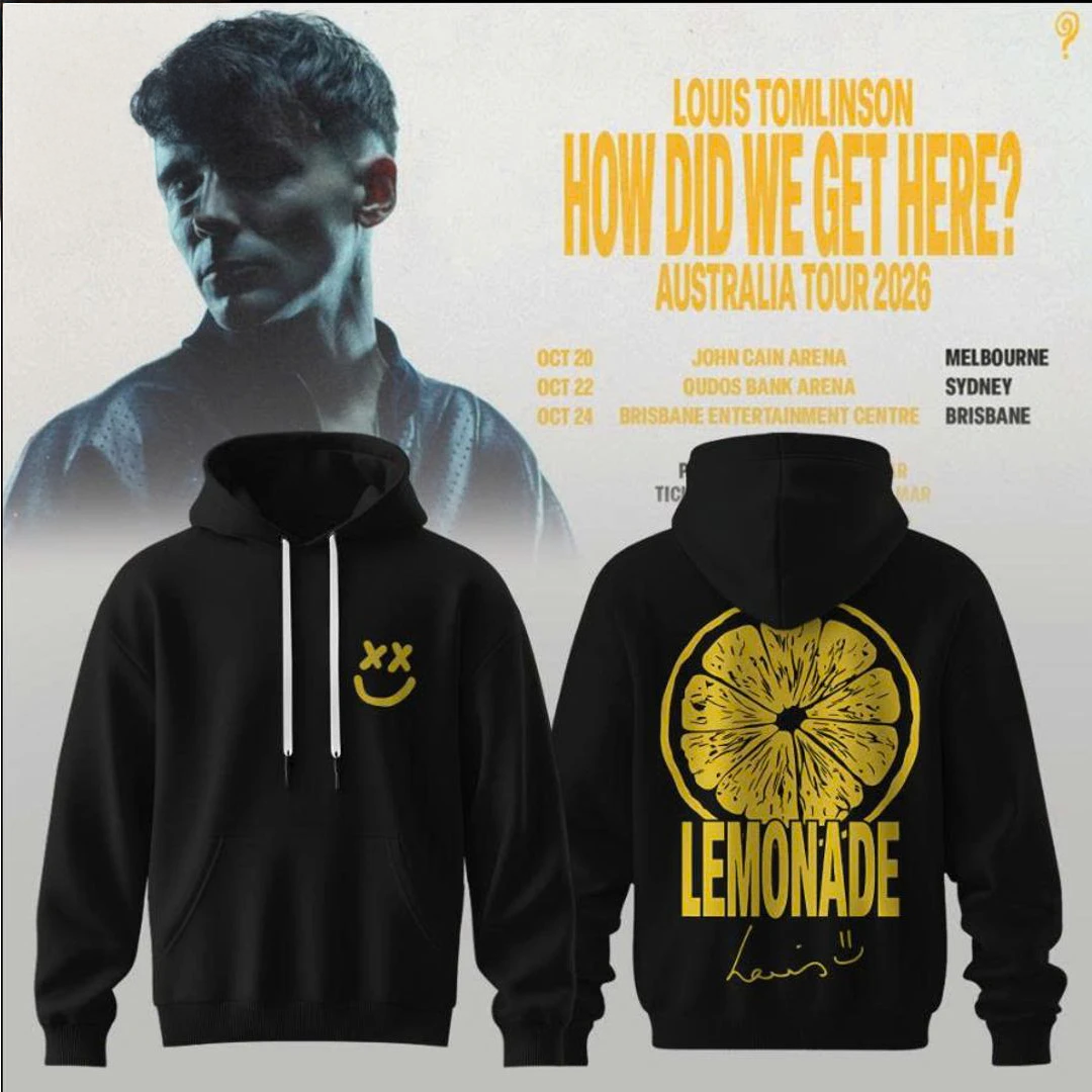 Louis Tomlinson How Did We Get Here Australia Tour 2026 Edition Hoodie