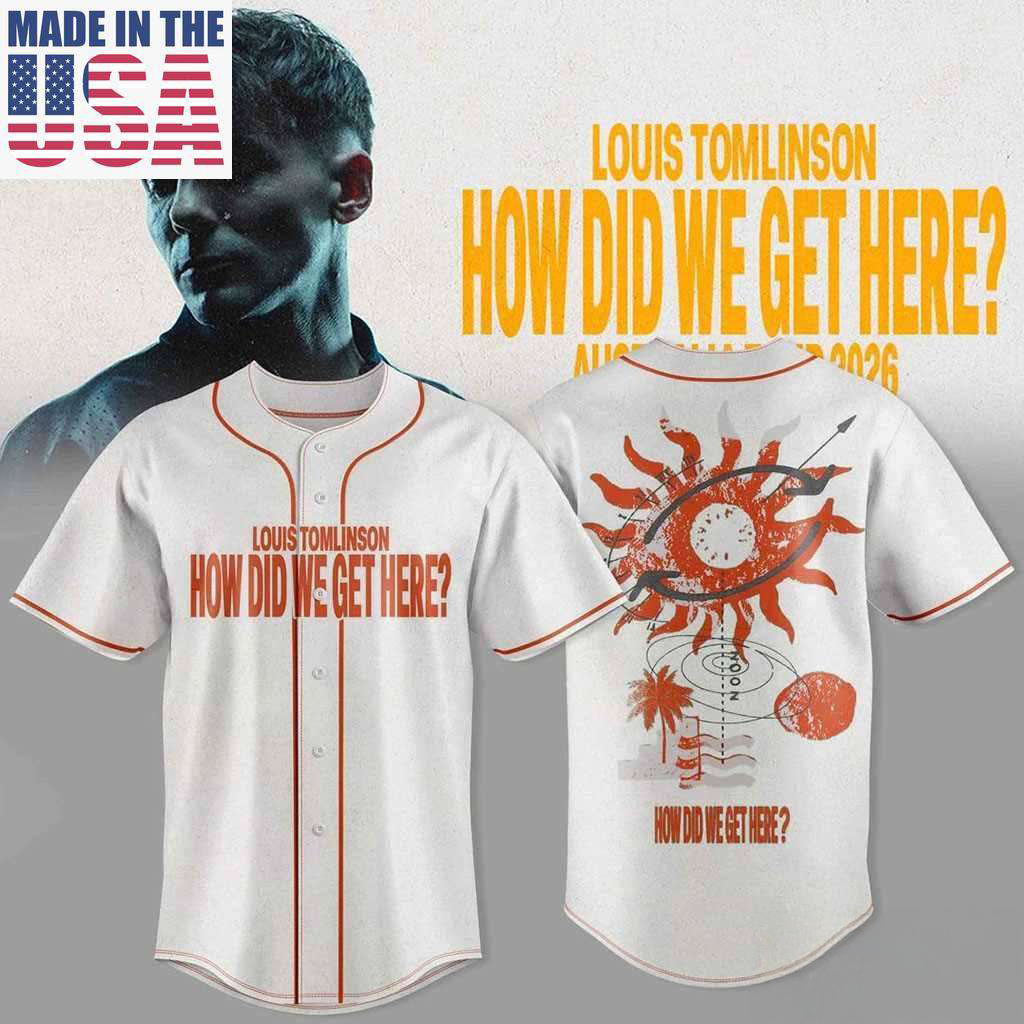 Louis Tomlinson How Did We Get Here Tour 2026 Baseball Jersey