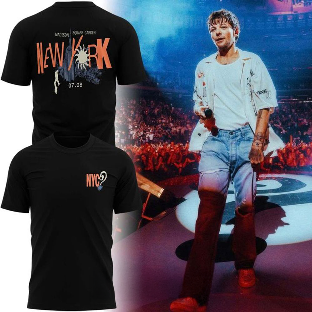 Louis Tomlinson How Did We Get Here Tour 2026 New York Concert Graphic T Shirt