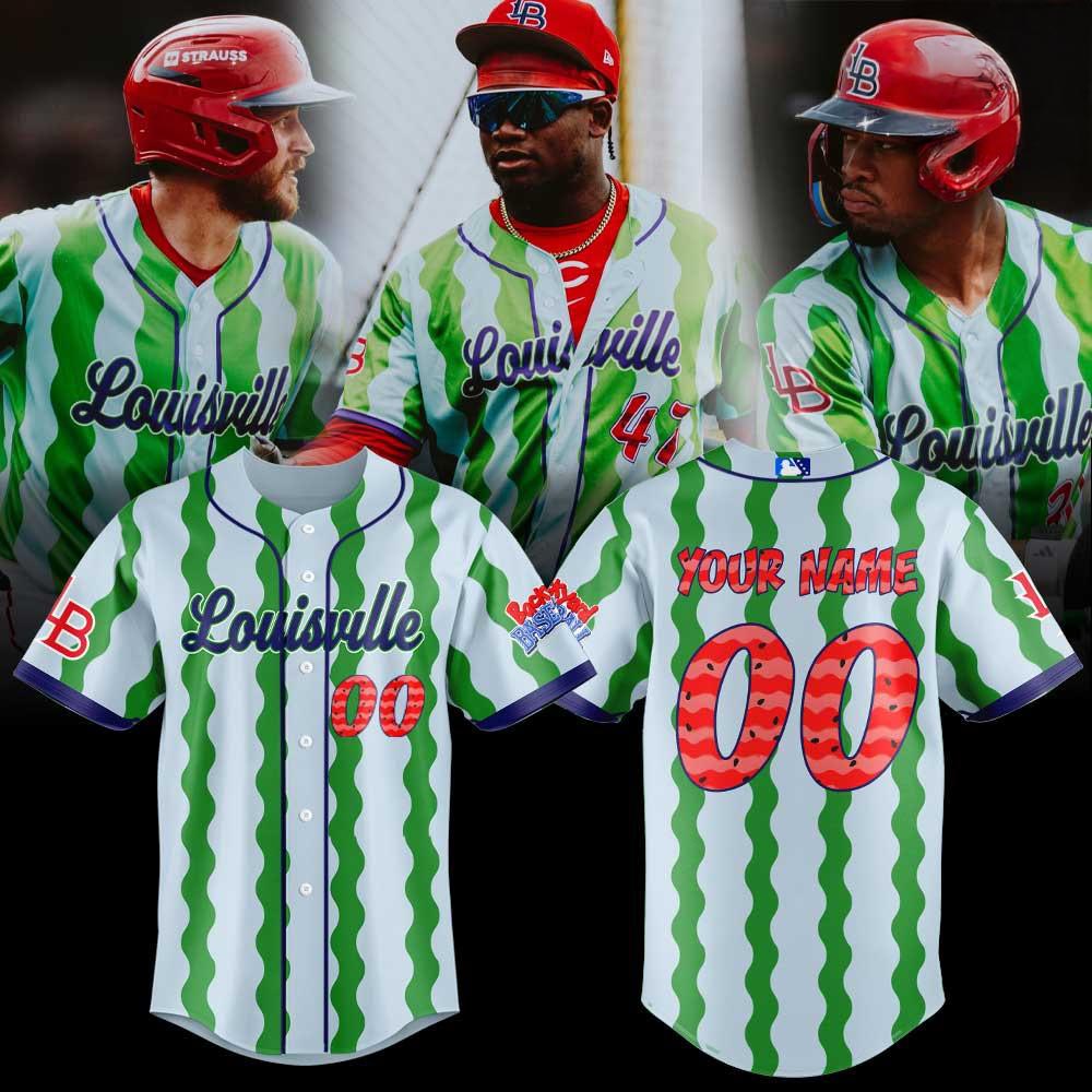 Louisville Bats Backyard Baseball Melonheads Baseball Jersey Game Fan Apparel 1 - Unicasport Louisville Bats Backyard Baseball Melonheads Baseball Jersey Game Fan Apparel