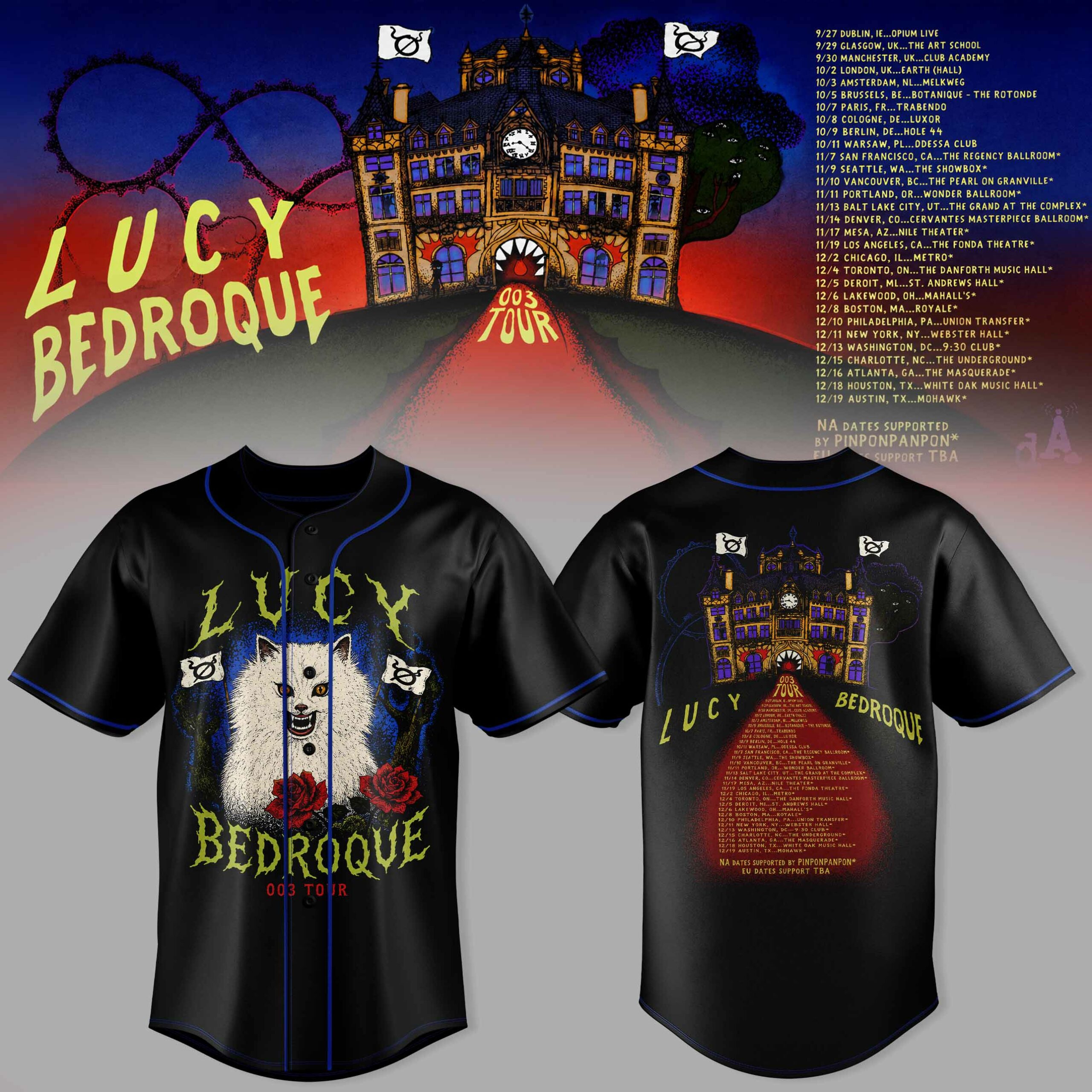 Lucy Bedroque 003 Tour Graphic Jersey Live Concert Music Lover Fan Gift 2 - Unicasport Lucy Bedroque 003 Tour Graphic Jersey Live Concert Music Lover Fan Gift