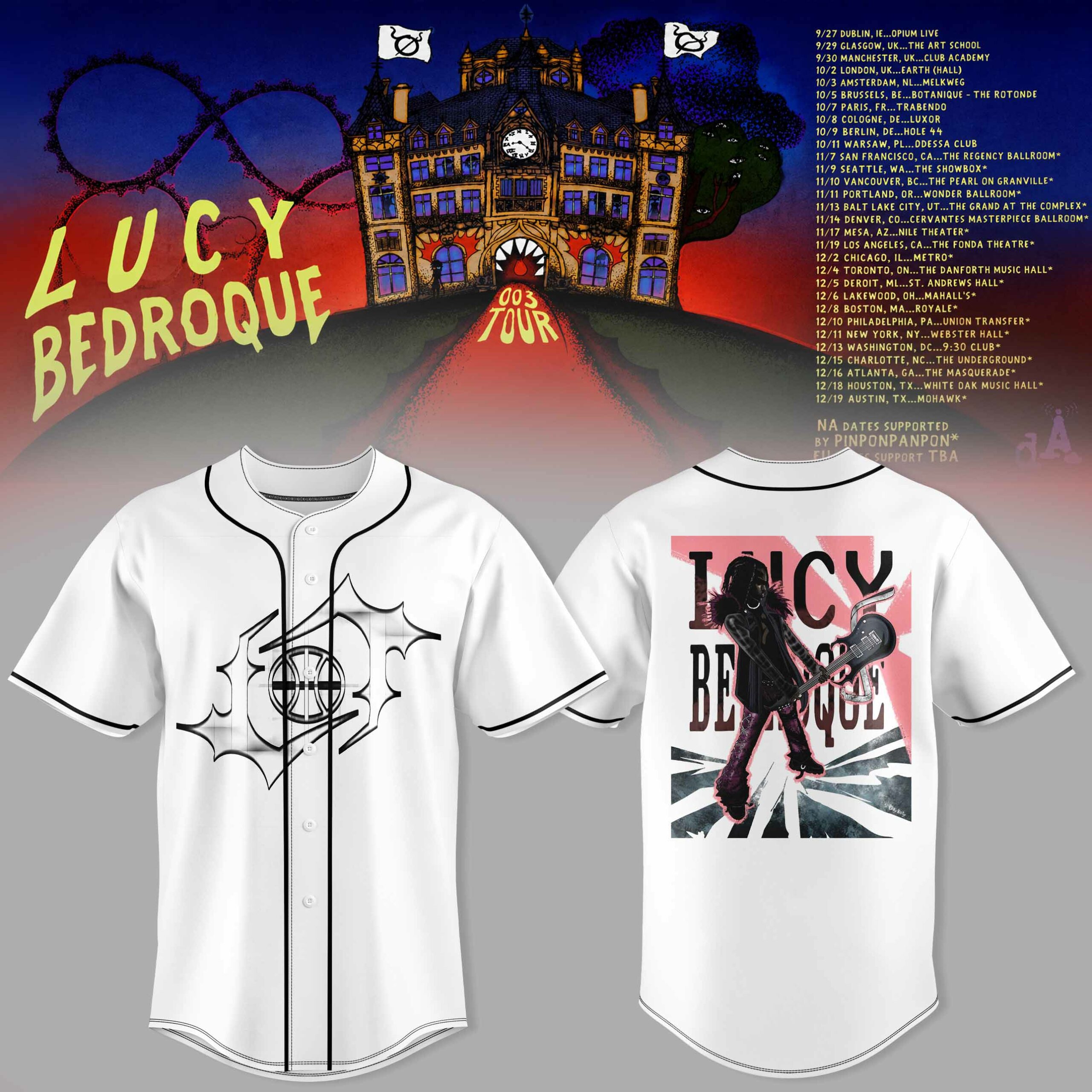Lucy Bedroque 003 Tour Jersey Live Music Concert Sports Style Fan Apparel 1 1 - Unicasport Lucy Bedroque 003 Tour Jersey Live Music Concert Sports Style Fan Apparel 1