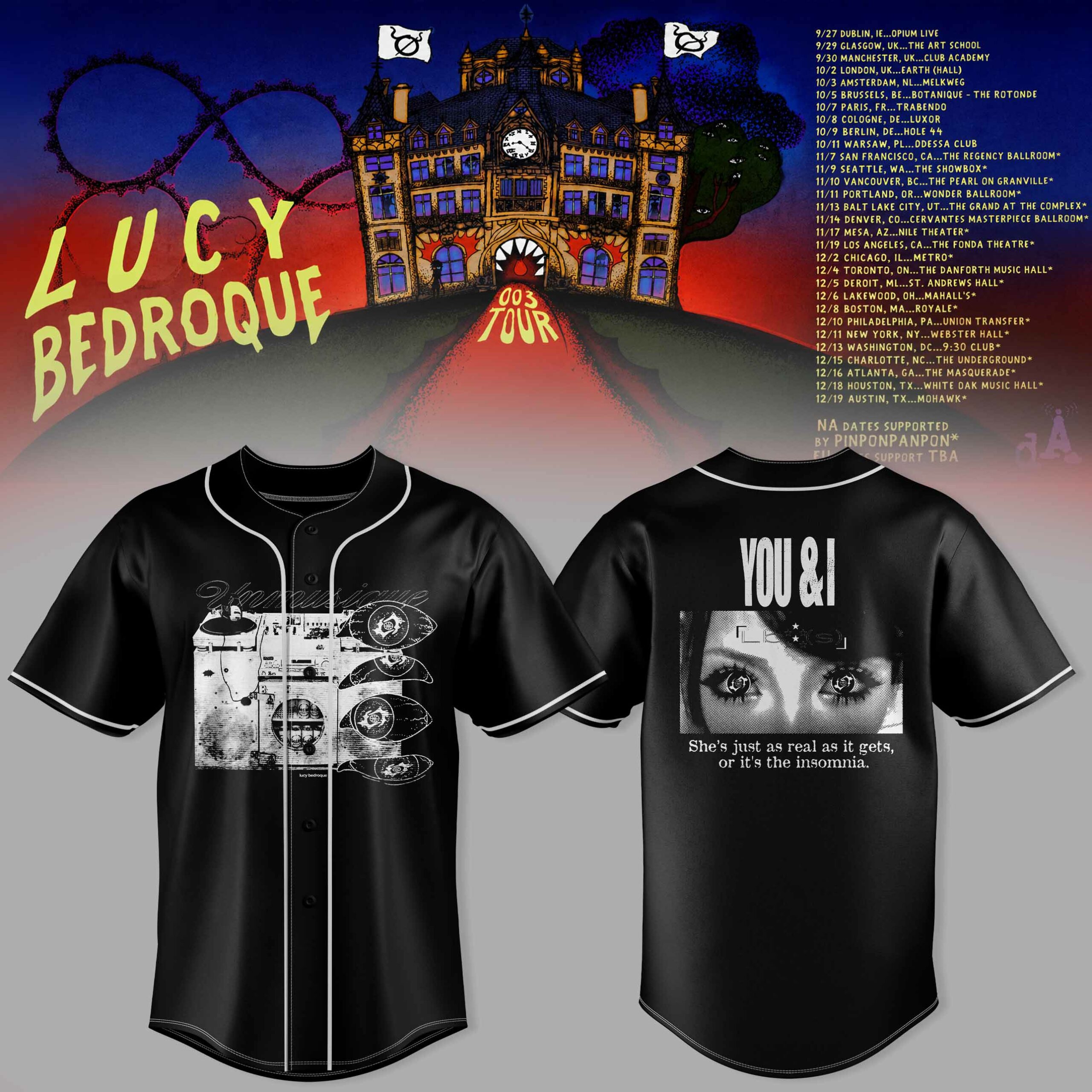 Lucy Bedroque 003 Tour Limited Edition Jersey Music Tour Fan Apparel 2 - Unicasport Lucy Bedroque 003 Tour Limited Edition Jersey Music Tour Fan Apparel