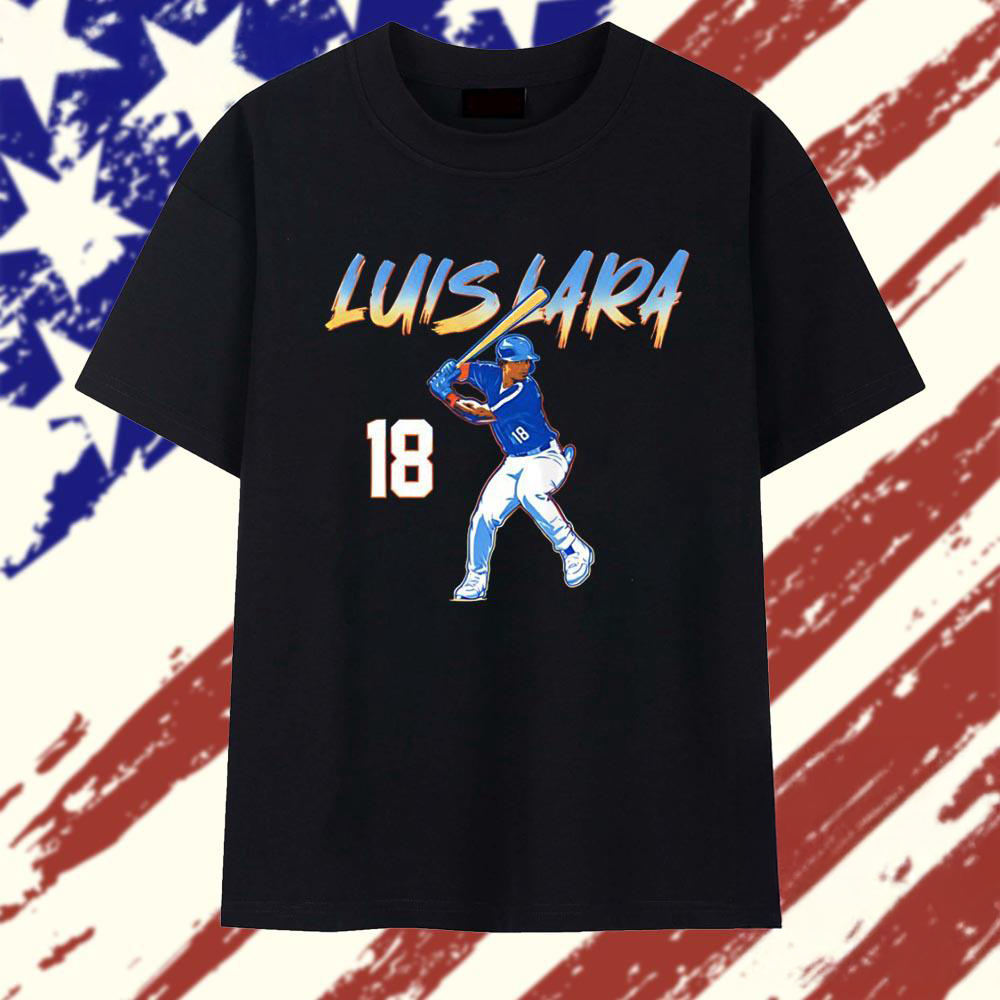 Luis Lara 18 Milwaukee Brewers Baseball Player Graphic T Shirt Fan Gift
