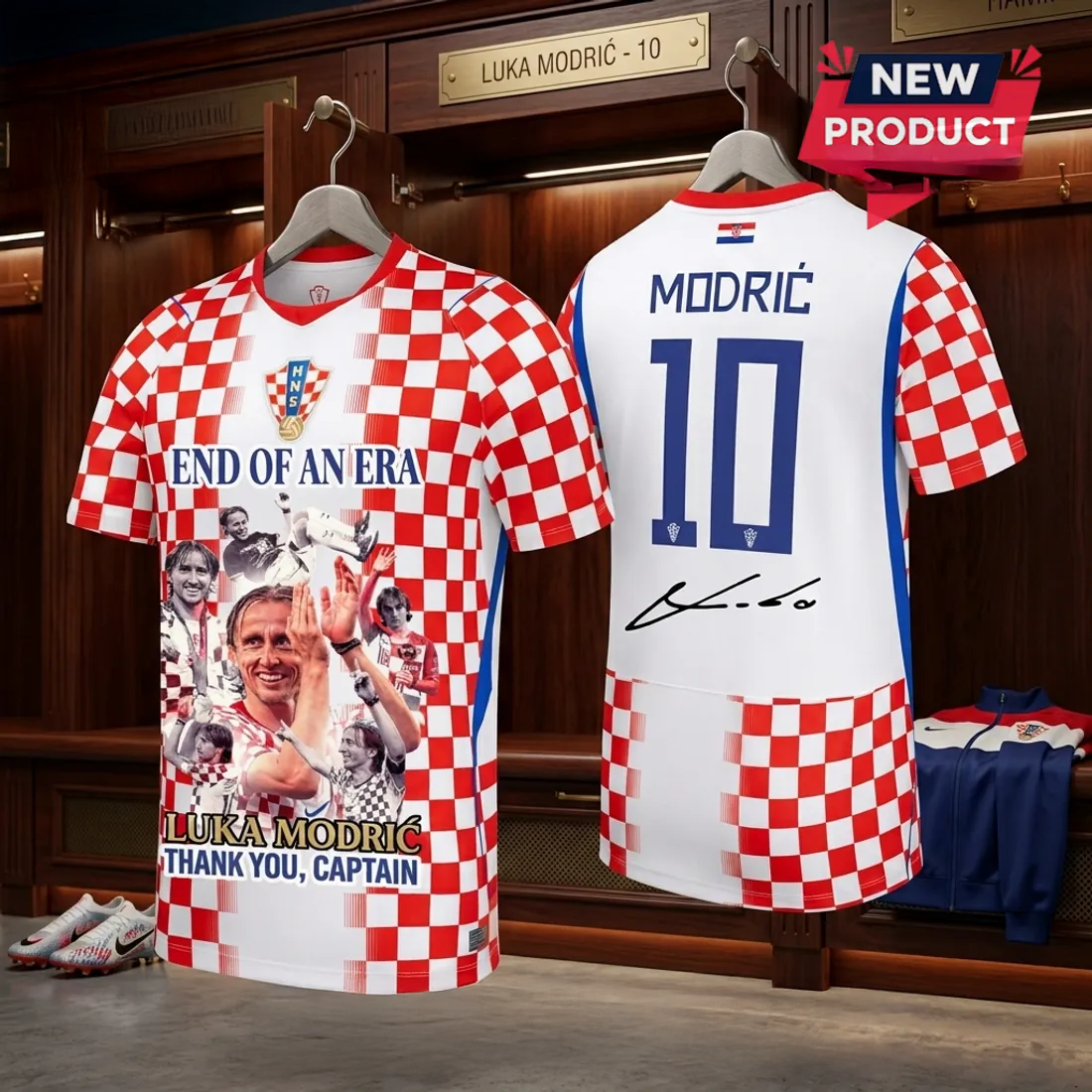 Luka Modric Croatia National Team End Of An Era Soccer Jersey