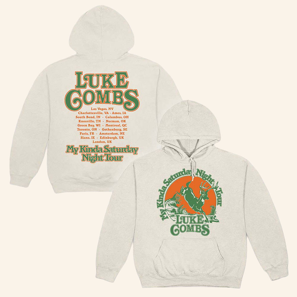 Luke Combs Deer Tour Hoodie 2026 My Kinda Saturday Night Tour Hoodie Luke Combs Merch