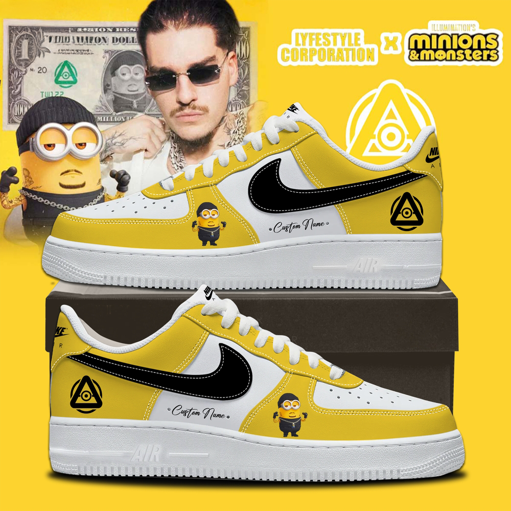 Lyfestyle Corporation x Minions And Monsters AF1 Fan Shoes Collection