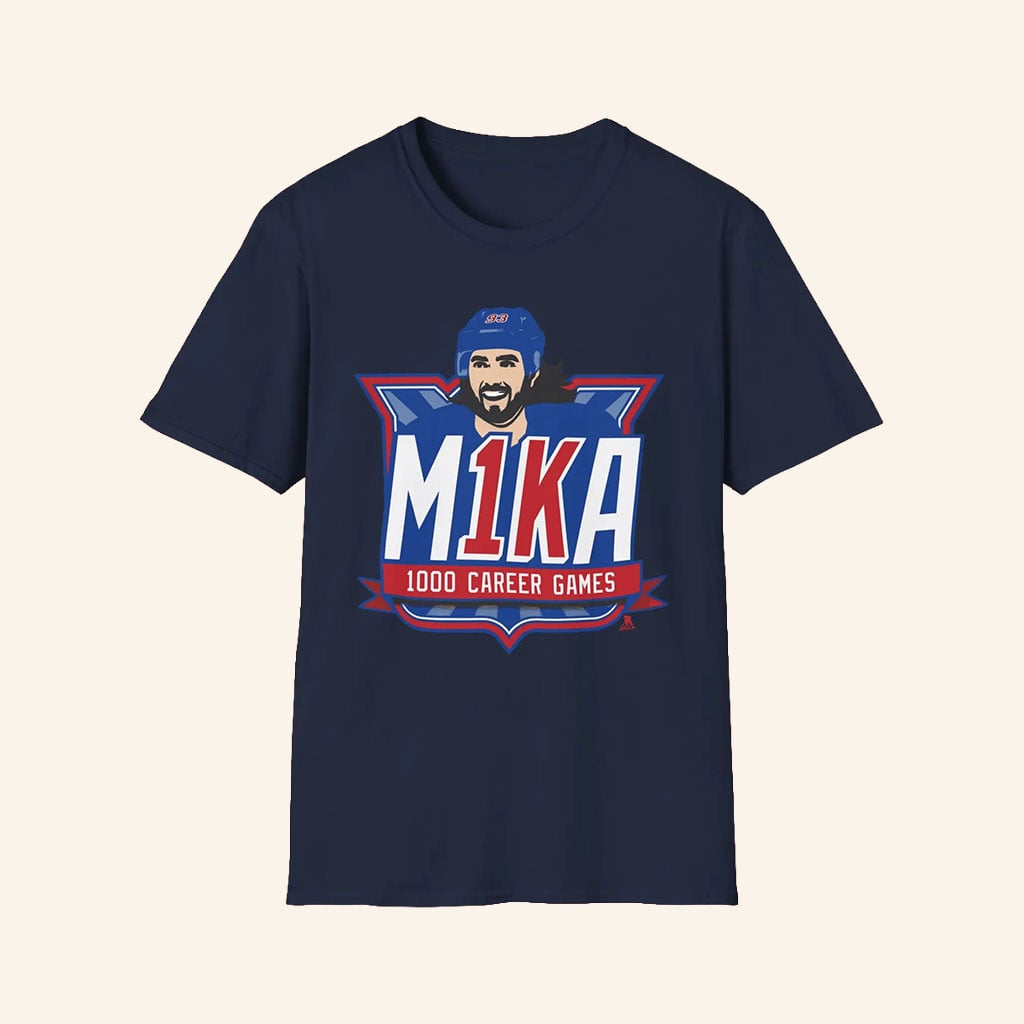 M1KA 1000 Career Game Shirt Gift Ideas For Hockey Fans