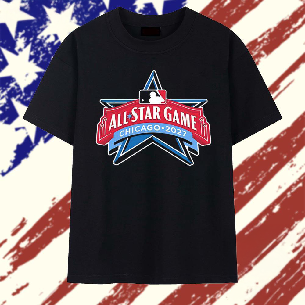 MLB All Star Game Chicago 2027 Logo Baseball Graphic T Shirt