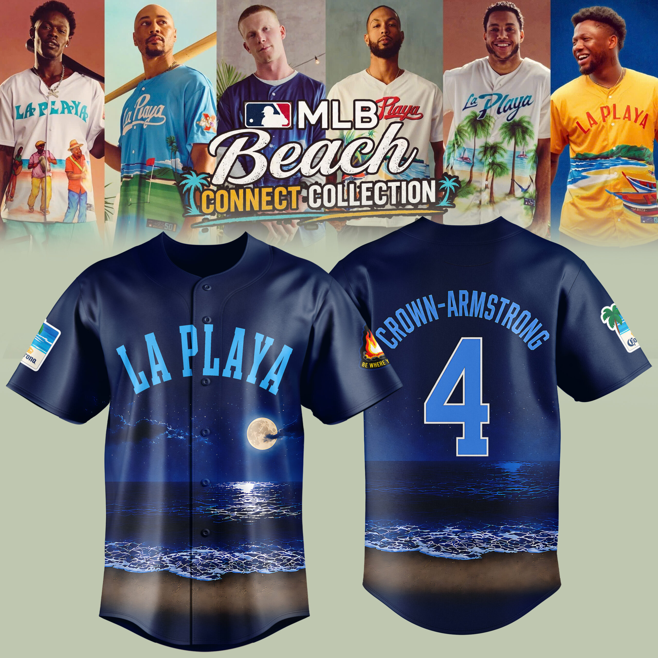MLB Beach Connect Series Pete Crow Armstrong La Playa Limited Baseball Jersey
