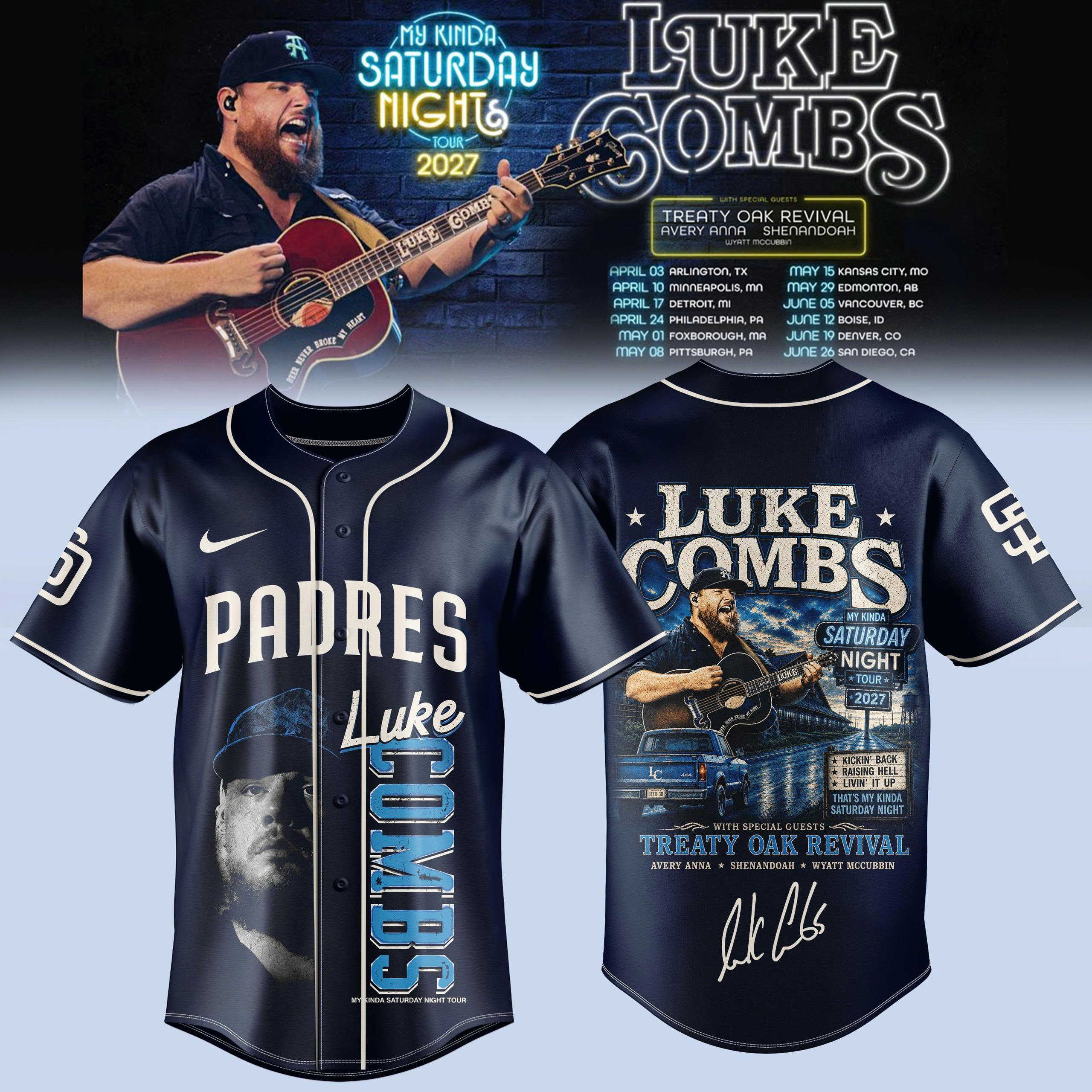 MLB My Kinda Saturday Night Tour 2027 Jersey Edition Country Music Baseball Fan Apparel 2 - Unicasport MLB My Kinda Saturday Night Tour 2027 Jersey Edition Country Music Baseball Fan Apparel
