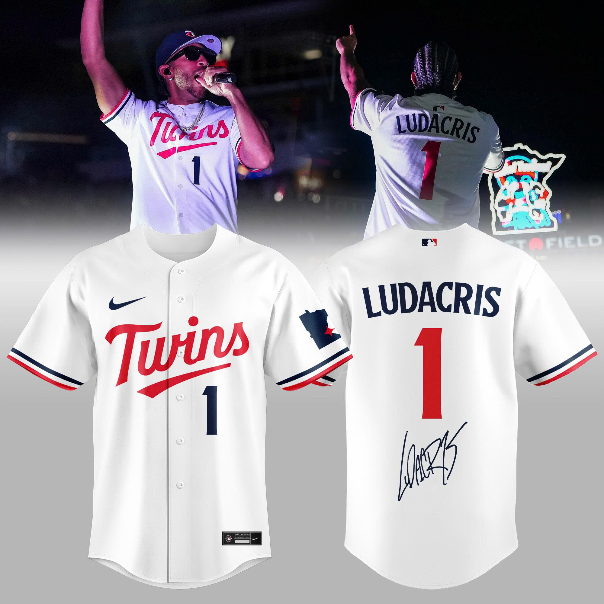 MLB x Fuerza Regida This Is Our Dream Stadium Tour 2026 Collector Jersey