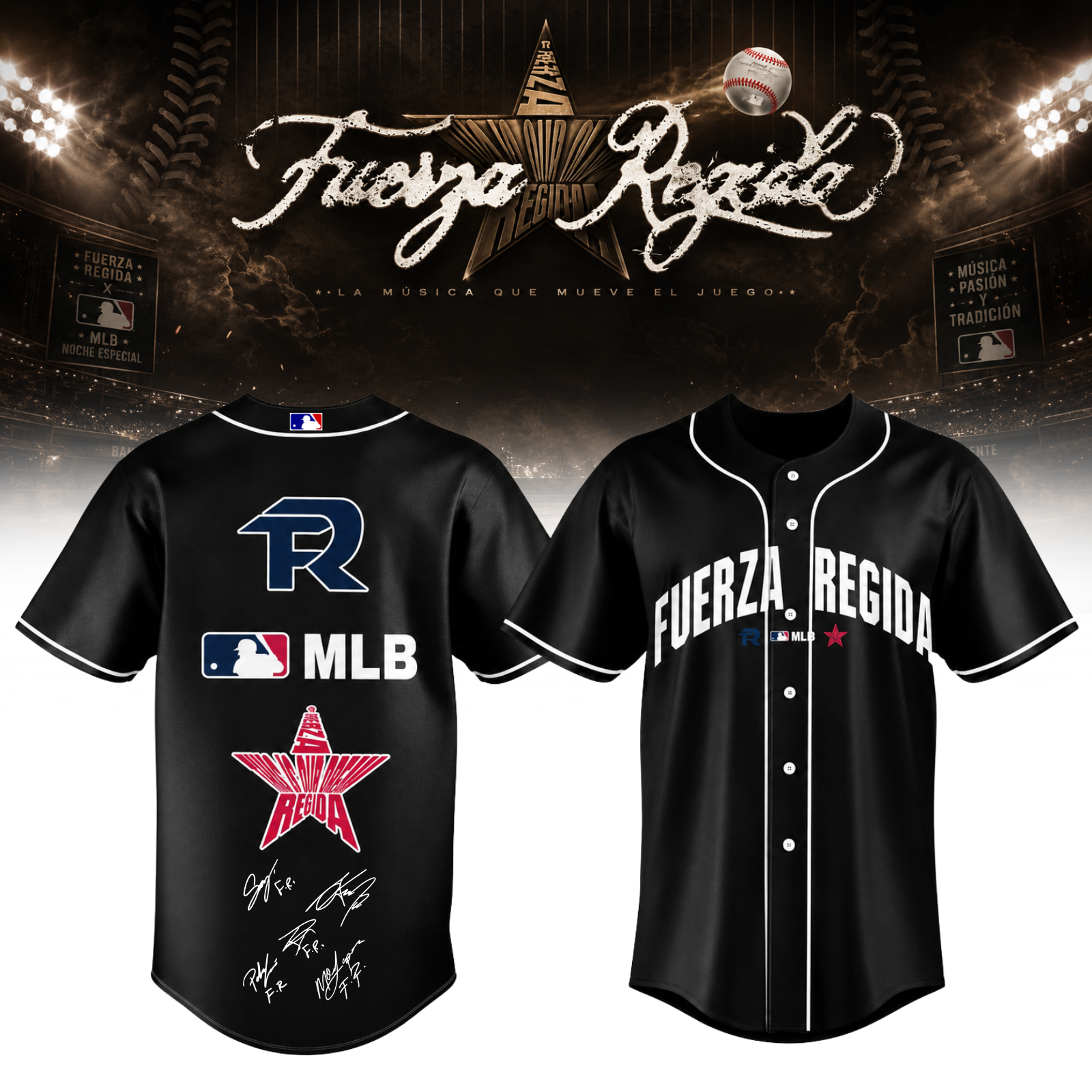 MLB x Fuerza Regida This Is Our Dream Stadium Tour 2026 Signature Jersey