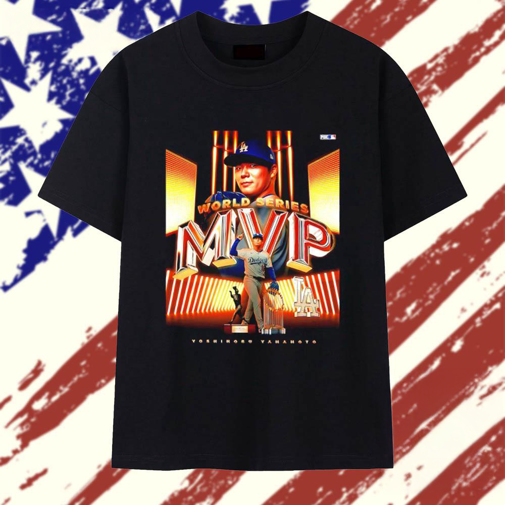 MVP Yoshinobu Yamamoto Los Angeles Dodgers 2025 World Series Champions T Shirt