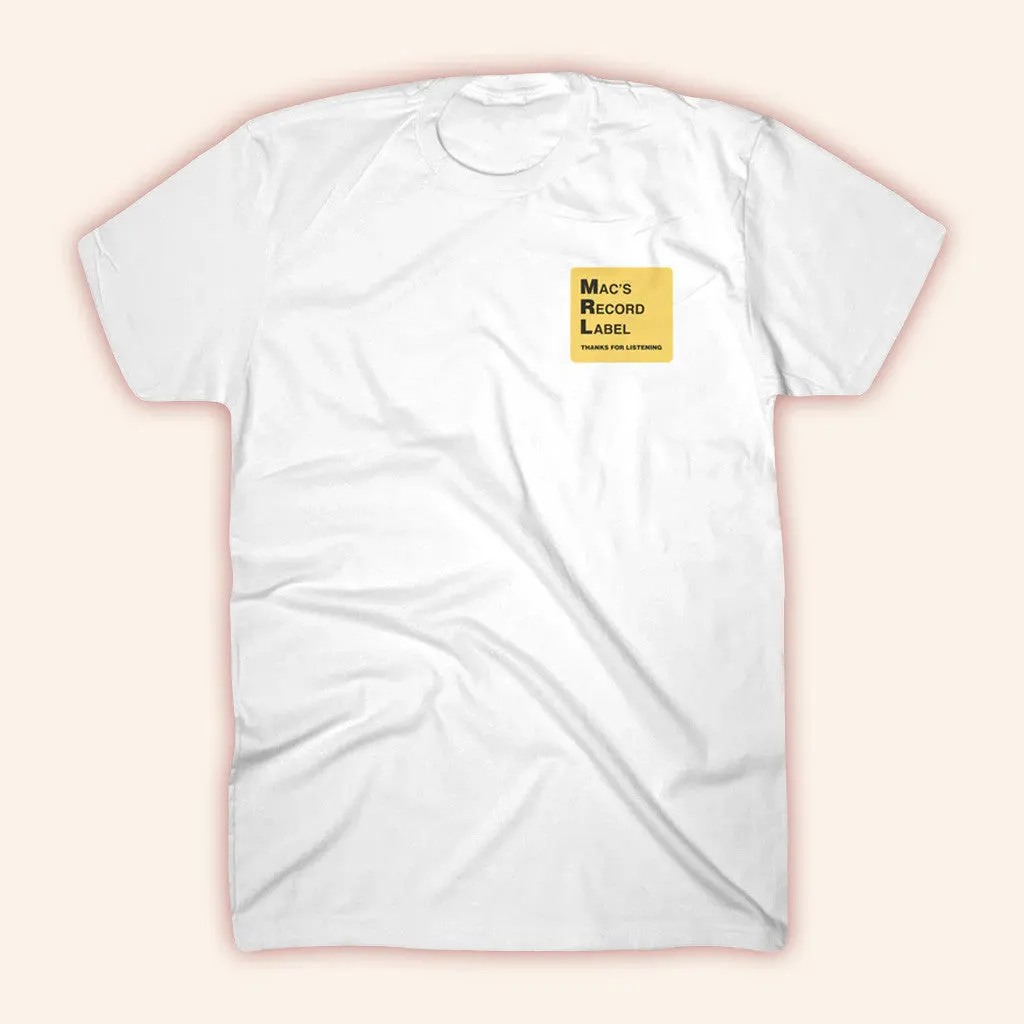 Mac Demarco Merch MRL Logo White TShirt Gifts For Best Friends